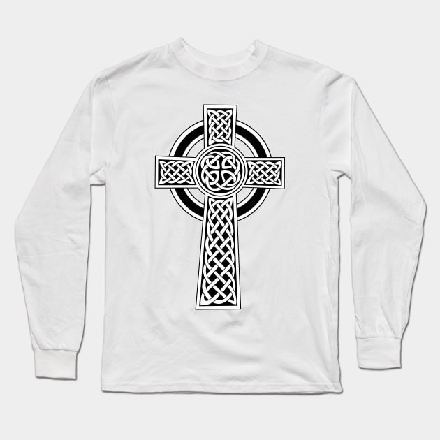 Christian Cross | Jesus Christ | Way of The Cross Long Sleeve T-Shirt by Isdinval